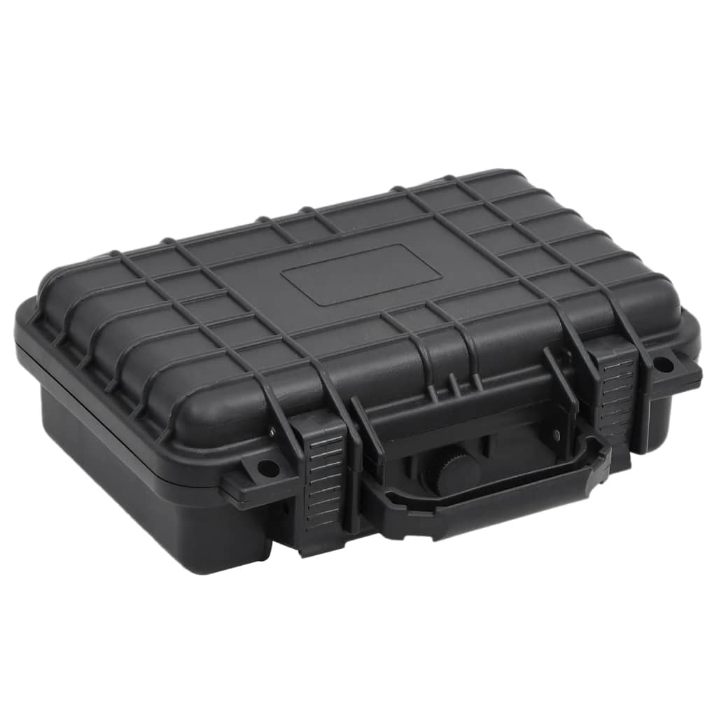 Fekete PP hordozható repülős tok 30x22x10 cm