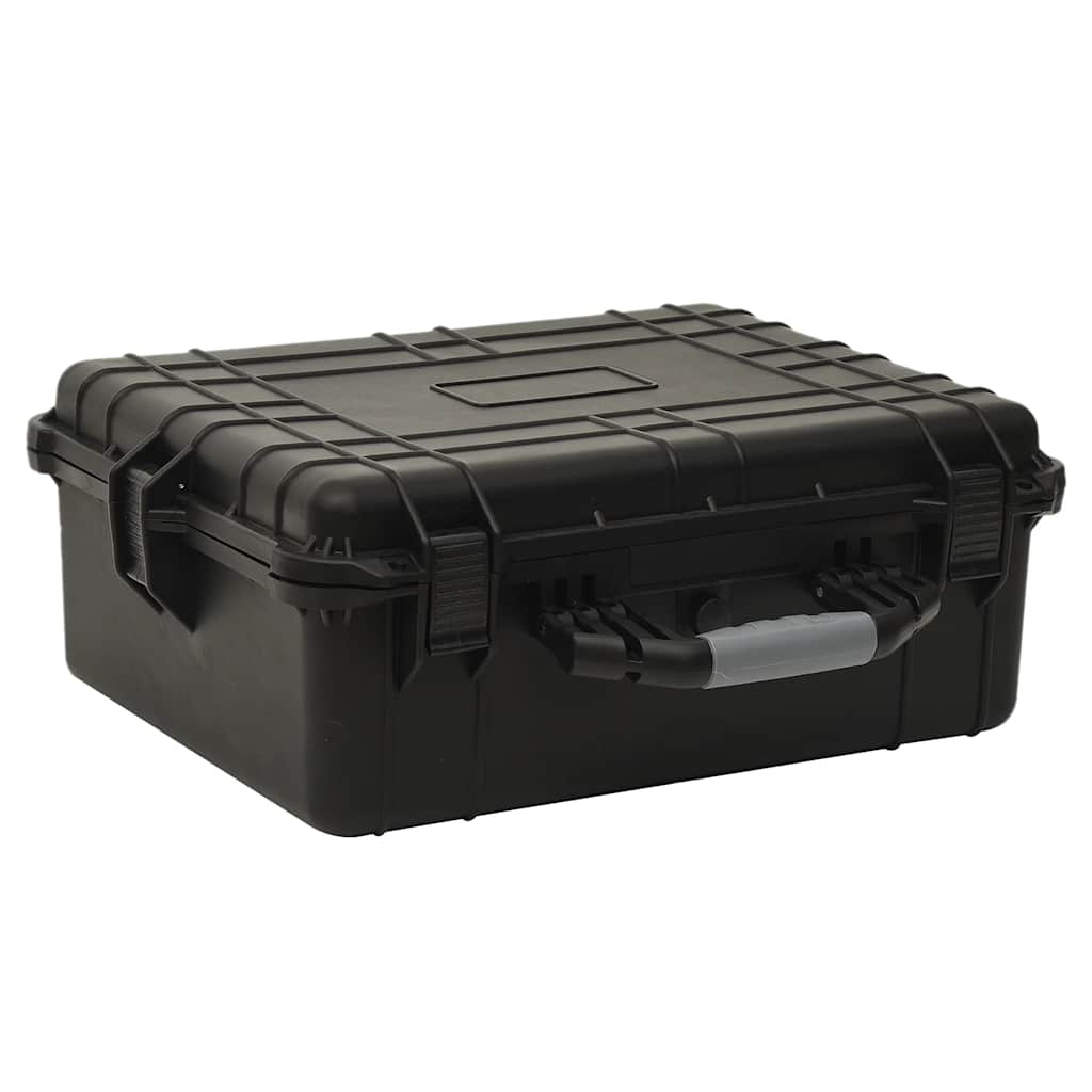 Fekete PP hordozható repülős tok 55 x 43 x 21 cm