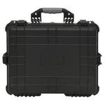 Fekete PP hordozható repülős tok 55 x 43 x 21 cm 5