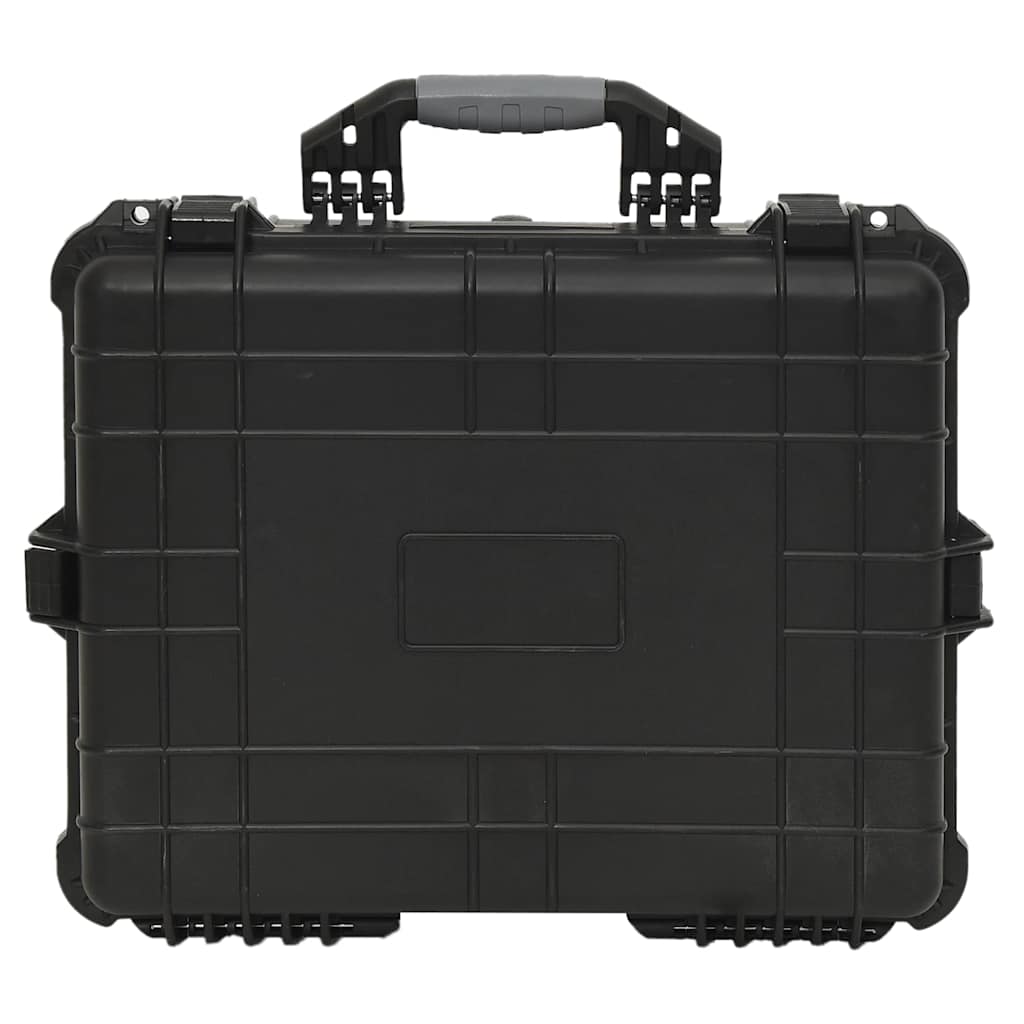 Fekete PP hordozható repülős tok 55 x 43 x 21 cm 5