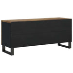 Tömör mangófa és szerelt fa TV-szekrény 105 x 33,5 x 46 cm 5