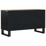 Tömör mangó- és szerelt fa TV-szekrény 80 x 33 x 46 cm 6