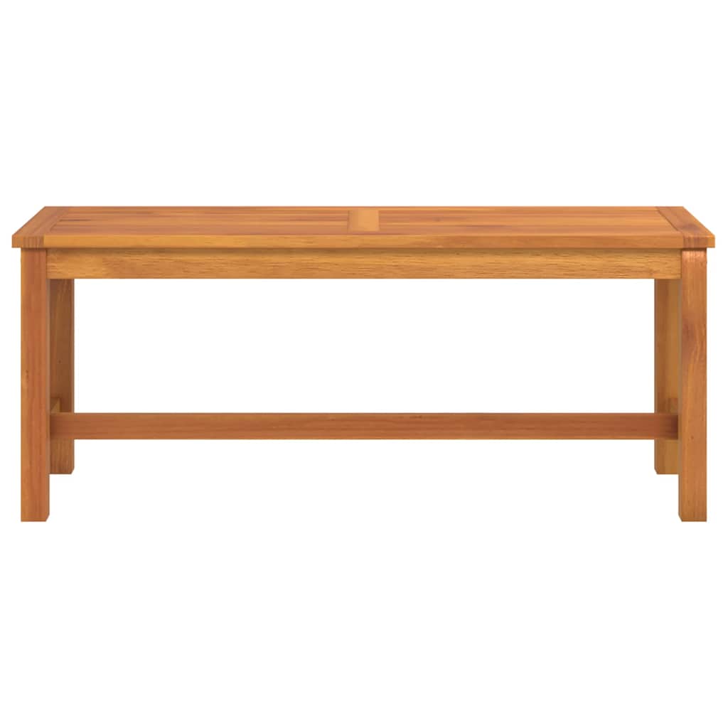 Tömör akácfa kerti pad 110 x 35 x 45 cm 3
