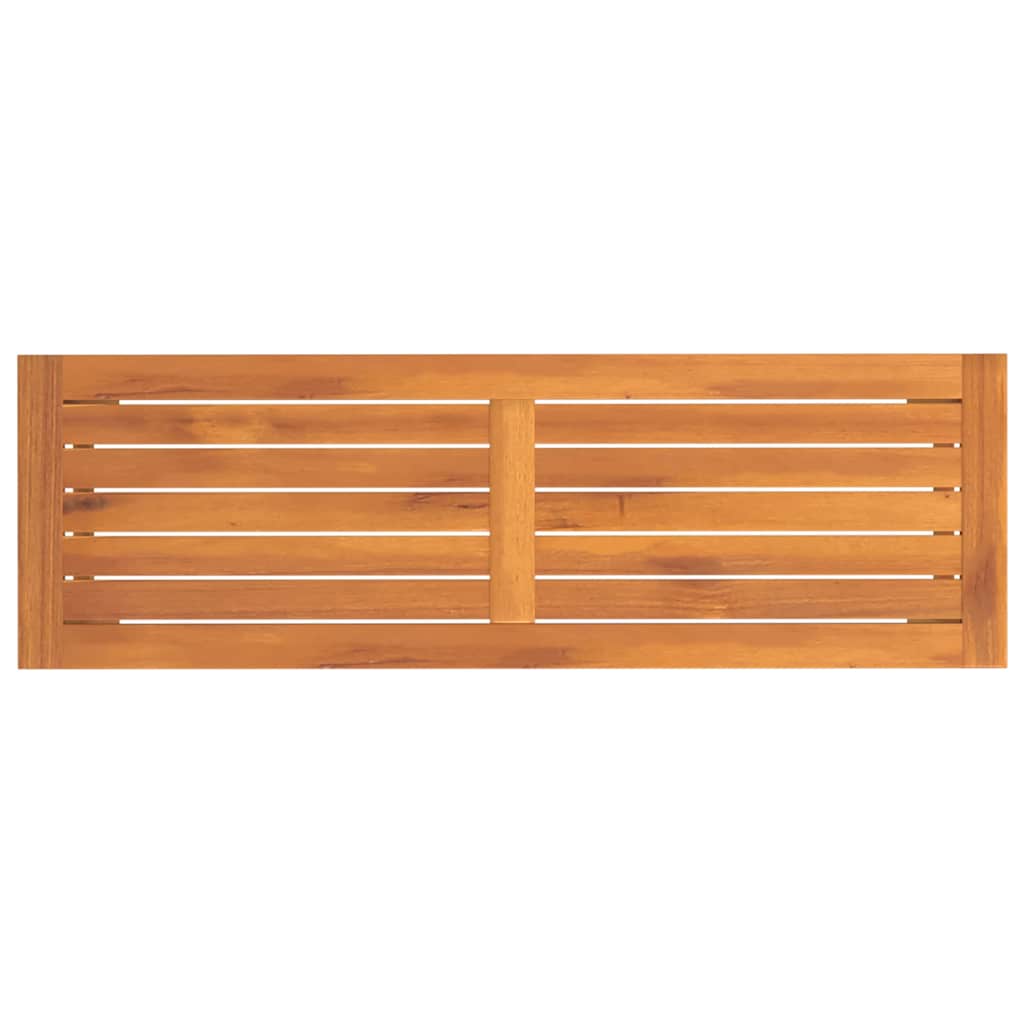 Tömör akácfa kerti pad 110 x 35 x 45 cm 5