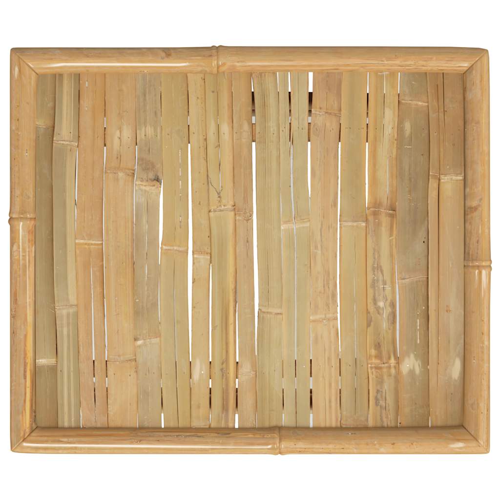Bambusz kerti asztal 65 x 55 x 30 cm 5