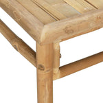 Bambusz kerti asztal 65 x 55 x 30 cm 6