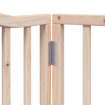 Nyárfa 4 paneles összecsukható kutyakapu ajtóval 320 cm 10