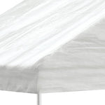 Fehér polietilén pavilon tetővel 5,88 x 2,23 x 3,75 m 3