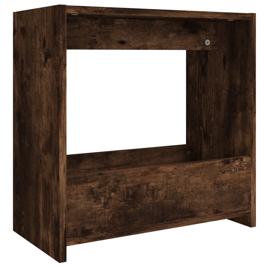 Füstös tölgy színű szerelt fa kisasztal 50 x 26 x 50 cm 2