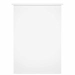 Magasfényű fehér színű szerelt fa íróasztal 100x55x75 cm 5