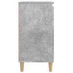 2 db betonszürke szerelt fa éjjeliszekrény 40x35x70 cm 7