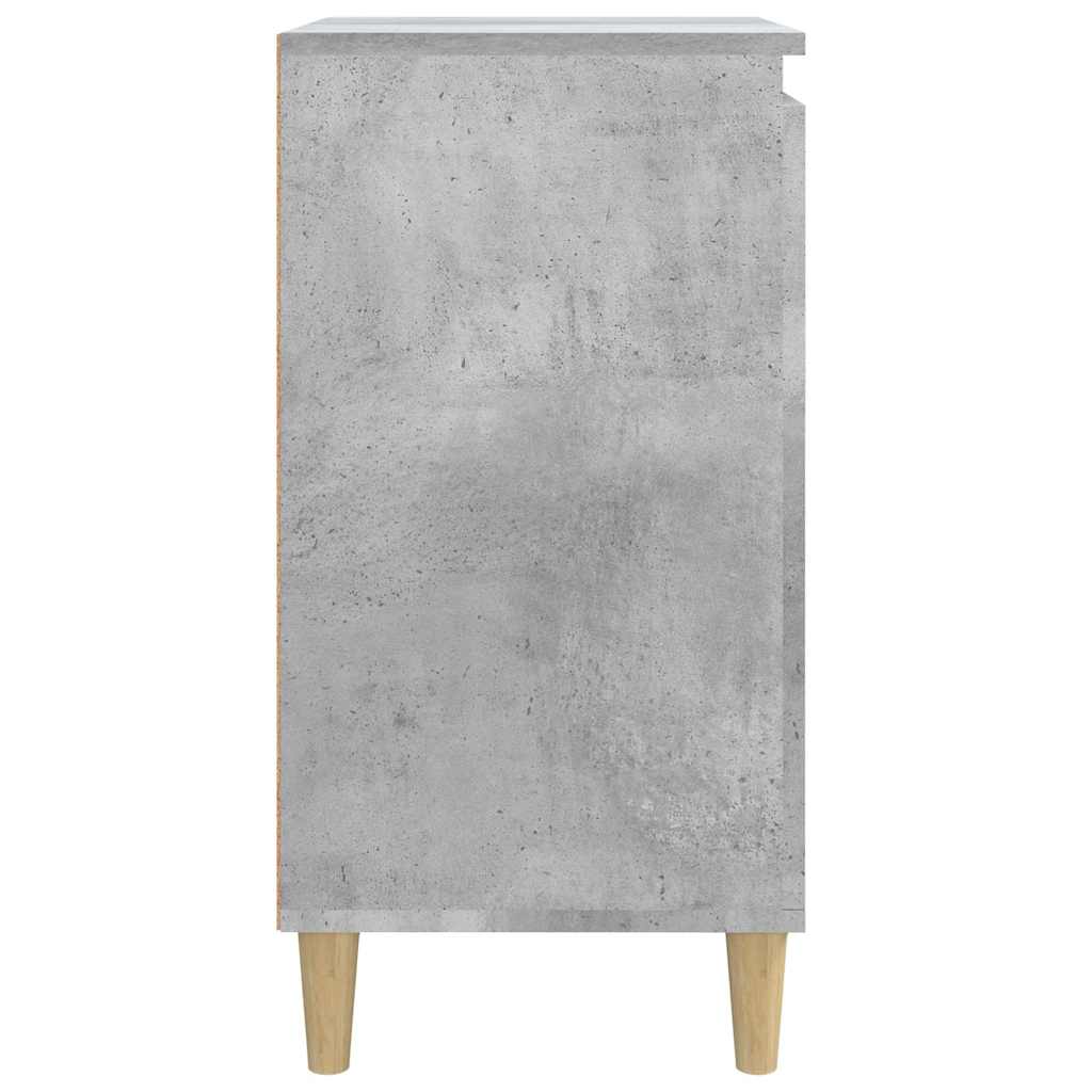 2 db betonszürke szerelt fa éjjeliszekrény 40x35x70 cm 7