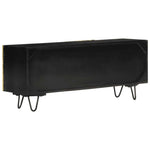 Tömör mangófa TV-szekrény 110 x 30 x 45 cm 3