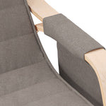 Tópszínű szövet hintaszék 6