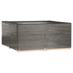 2 db négyzet alakú kerti bútorhuzat 16 fűzőlyukkal 205x205x90cm 2