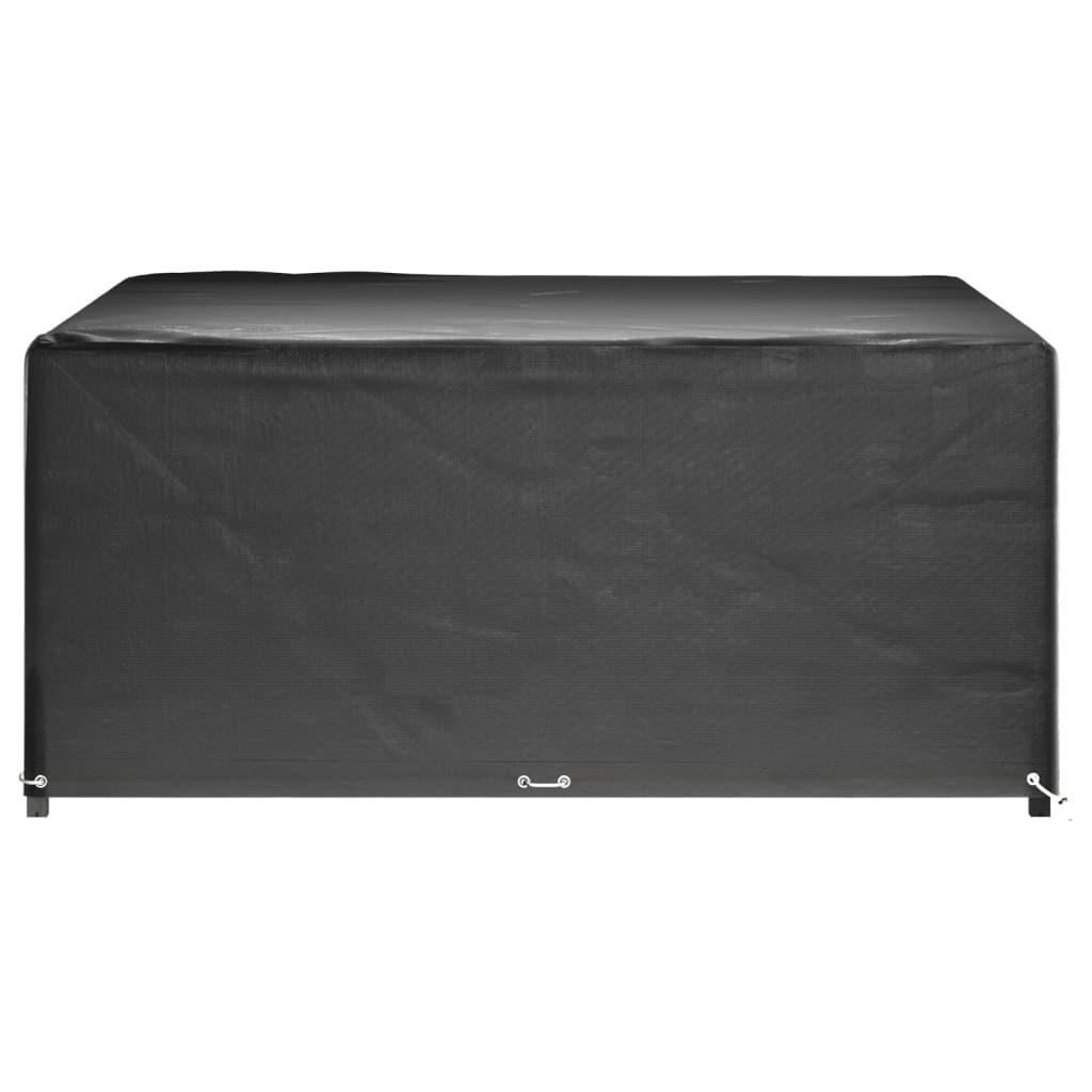 2 db négyzet alakú kerti bútorhuzat 16 fűzőlyukkal 205x205x90cm 5