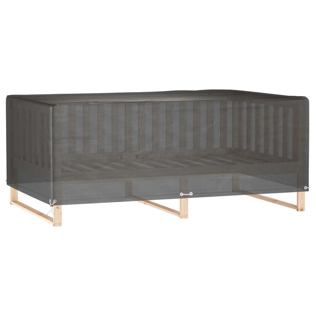 2 db téglalap alakú kerti bútorhuzat 12 fűzőlyukkal 227x152x65 2