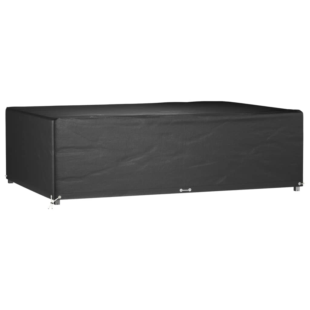 2 db téglalap alakú kerti bútorhuzat 12 fűzőlyukkal 227x152x65 3