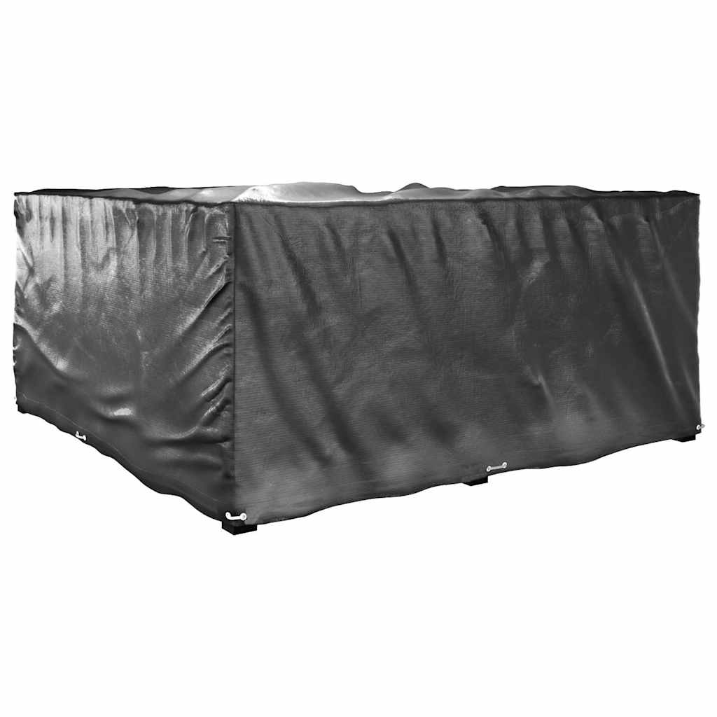 2 db L-alakú kerti bútorhuzat 16 fűzőlyukkal 215x215x90 cm 6