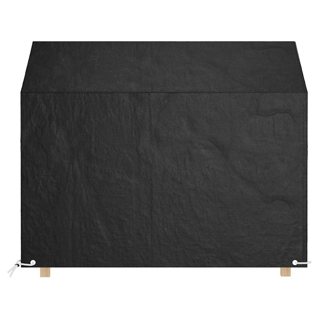 2 db polietilén kerti padhuzat 8 fűzőlyukkal 160x70x70/88 cm 2