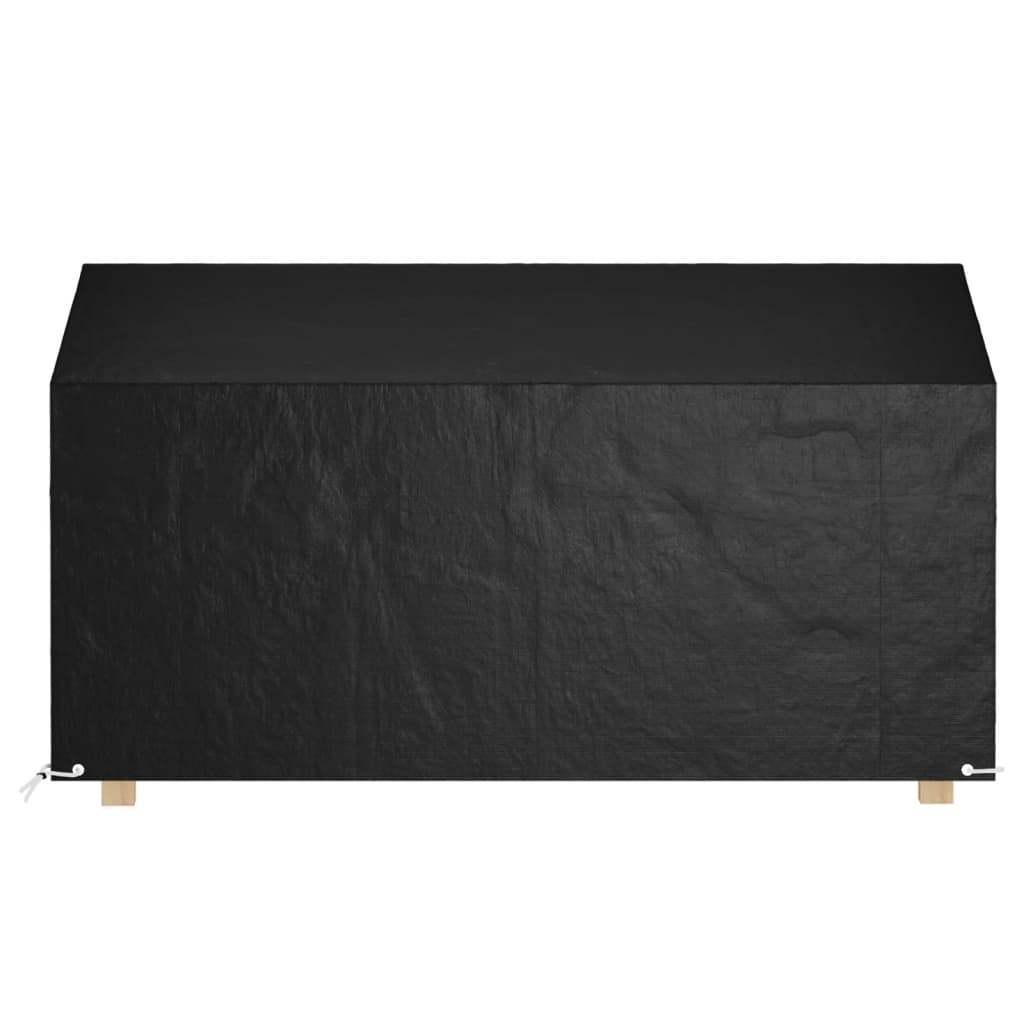2 db polietilén kerti padhuzat 12 fűzőlyukkal 210x70x70/88 cm 2