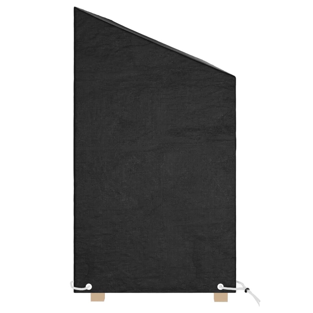 2 db polietilén kerti padhuzat 12 fűzőlyukkal 210x70x70/88 cm 3
