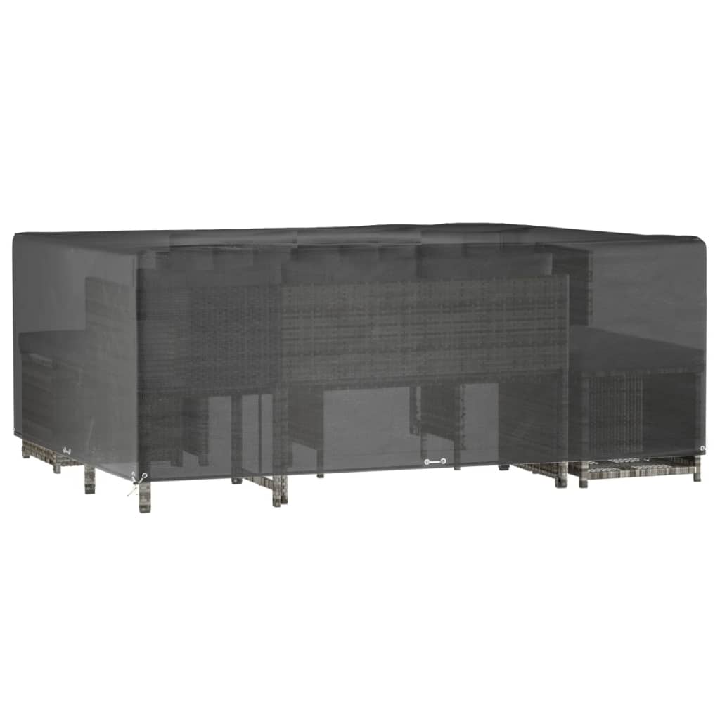 Téglalap alakú kerti bútorhuzat 16 fűzőlyukkal 300x250x90 cm 2
