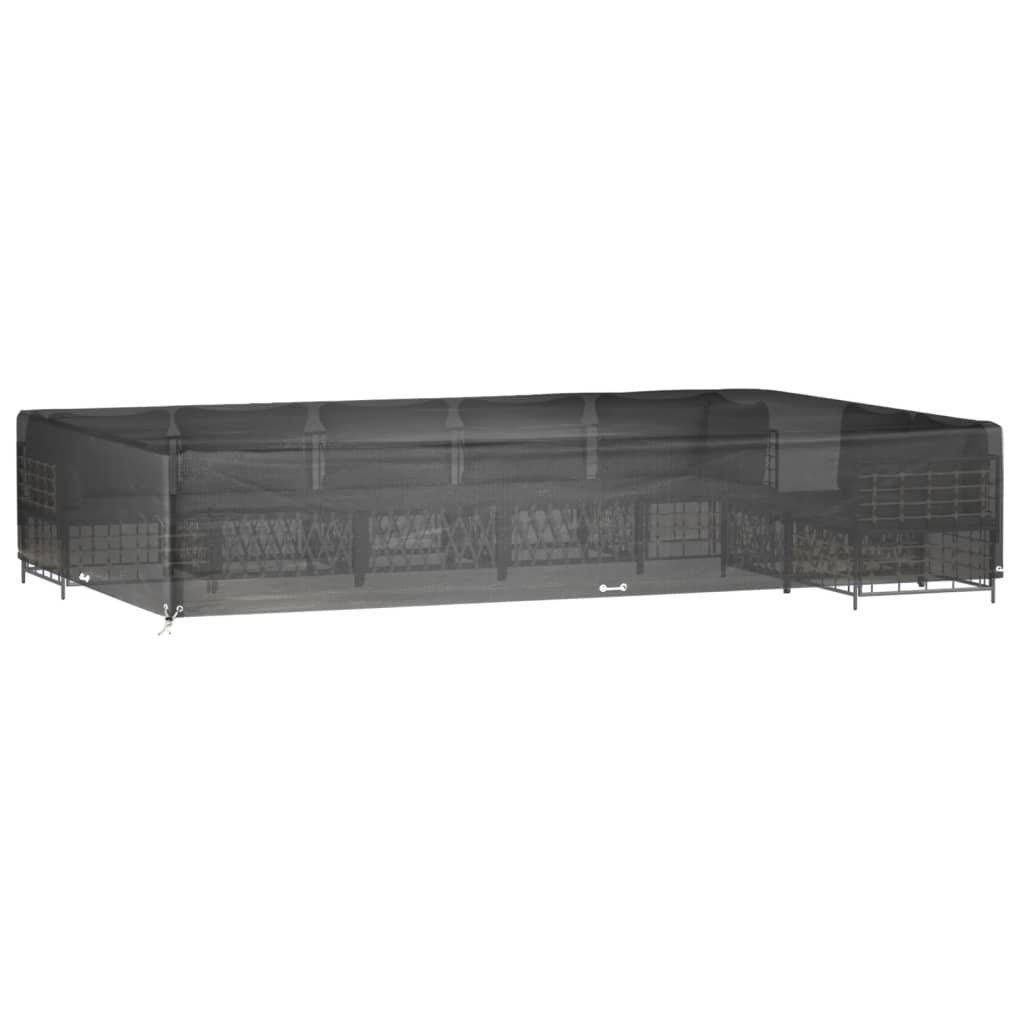 Téglalap alakú kerti bútorhuzat 16 fűzőlyukkal 325x205x60 cm 2