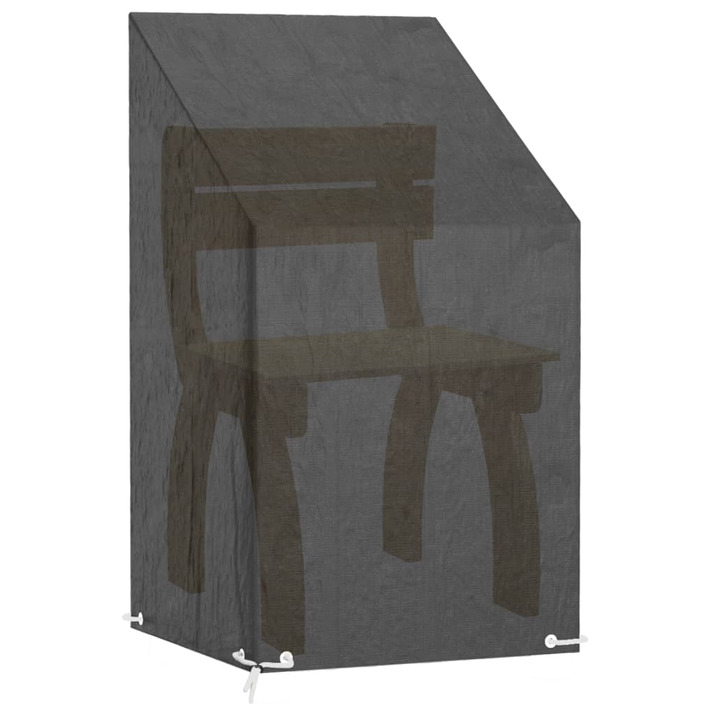 Polietilén kerti szék huzat 8 fűzőlyukkal 65 x 65 x 80/120 cm 2