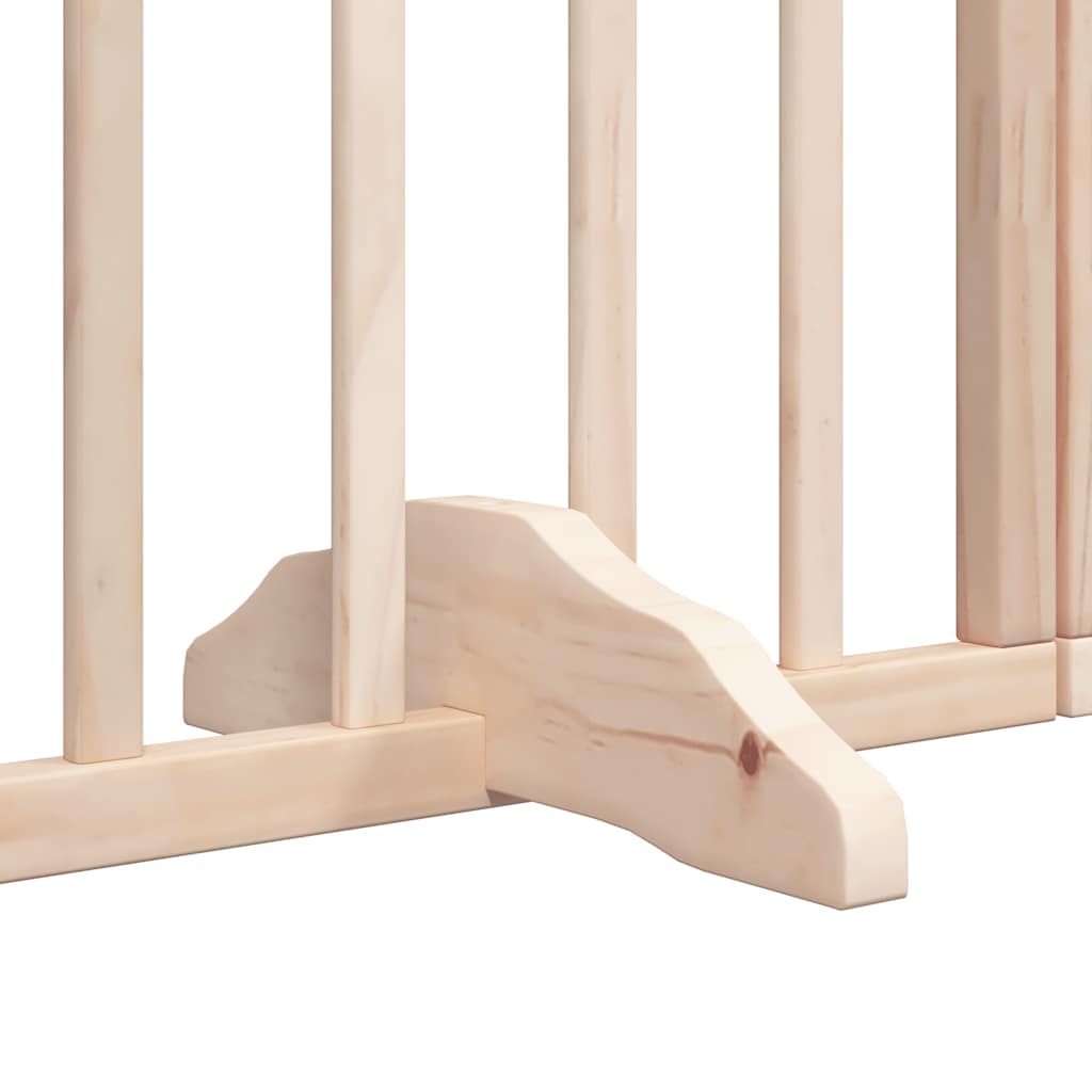 Nyárfa 15 paneles összecsukható kutyakapu ajtóval 750 cm 7