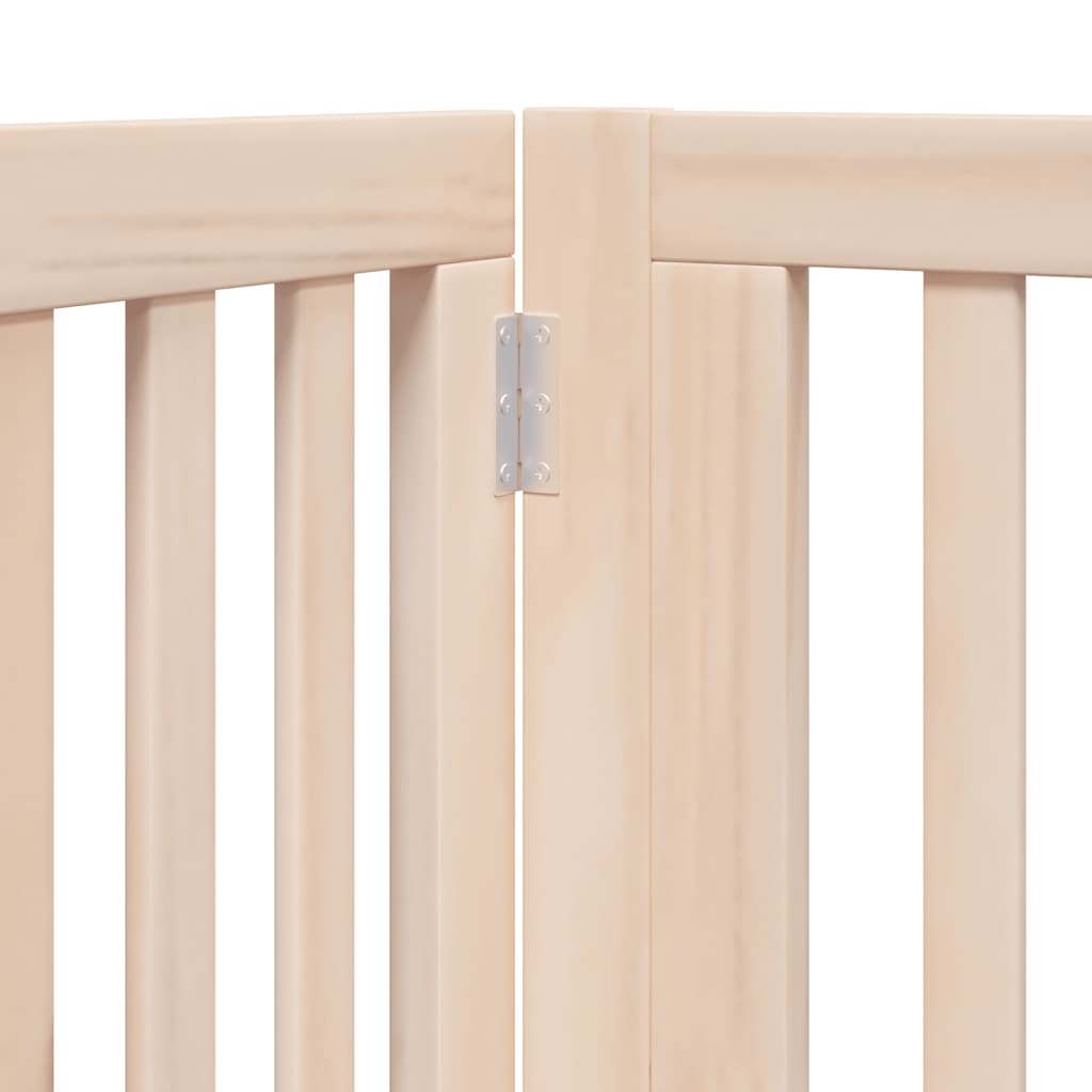 Nyárfa 8 paneles összecsukható kutyakapu ajtóval 640 cm 7