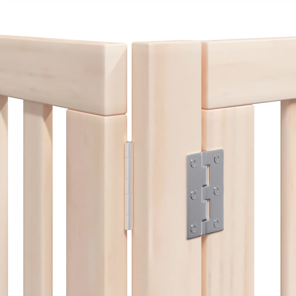 Nyárfa 8 paneles összecsukható kutyakapu ajtóval 640 cm 9