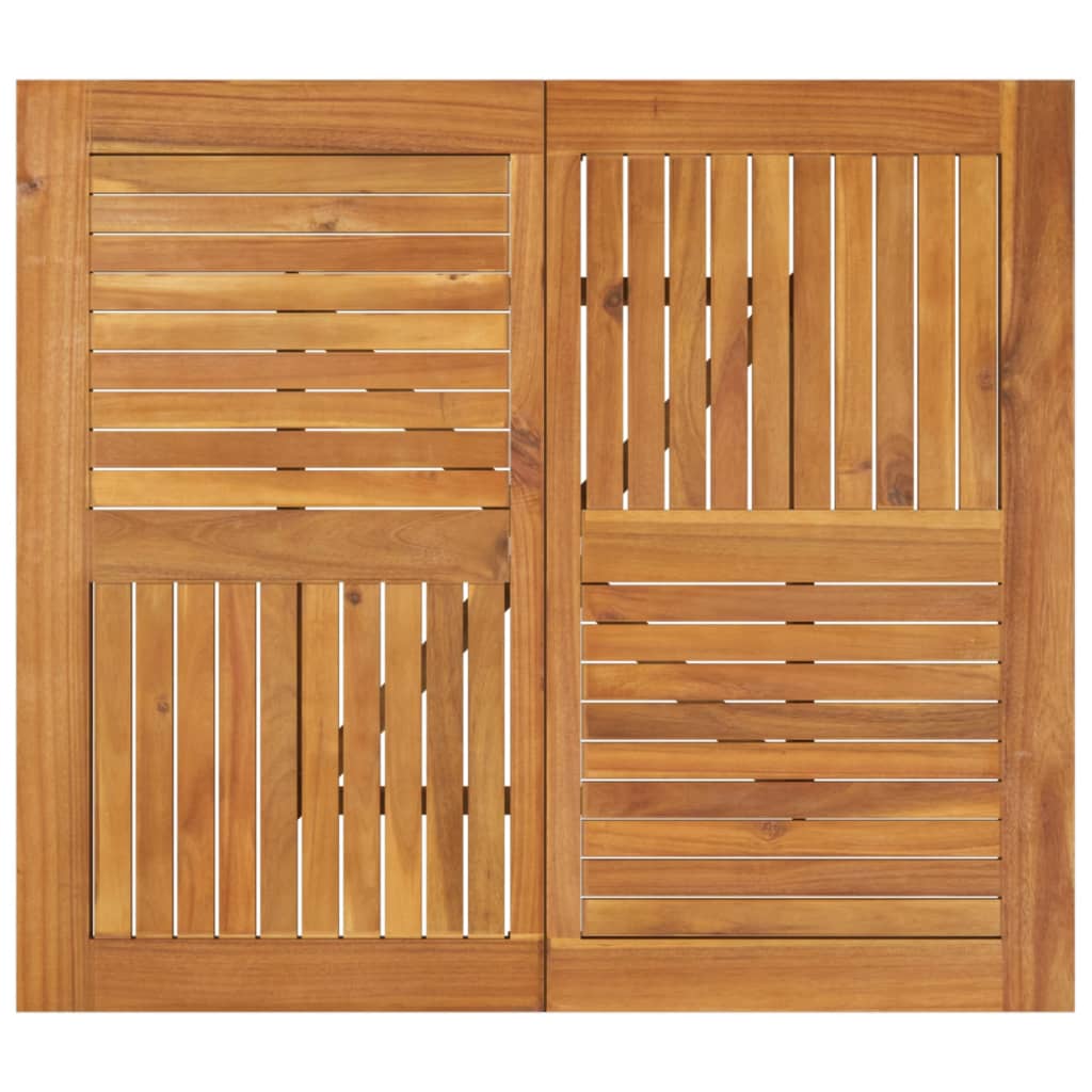 Tömör akácfa kerti asztal 85 x 85 x 75 cm 4