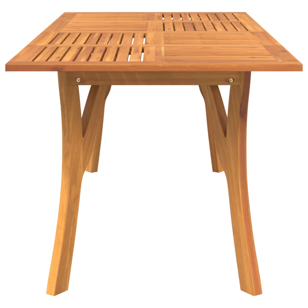 Tömör akácfa kerti asztal 200 x 90 x 75 cm 4