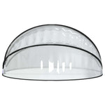 Kerek PVC medencekupola 315 x 158 cm 5