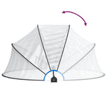 Kerek PVC medencekupola 315 x 158 cm 6