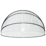 Kerek PVC medencekupola 406x203 cm 5