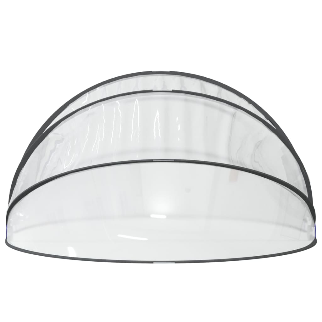 Kerek PVC medencekupola 406x203 cm 5