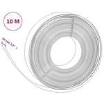 3 db barna polietilén kerti szegély 10 m x 10 cm 7