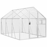 Ezüstszínű alumínium madárház 1,79 x 3 x 1,85 m 2