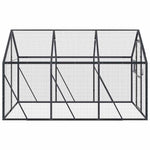 Antracit alumínium madárház 1,79 x 3 x 1,85 m 4