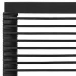 3 részes fekete szürke polyrattan kerti ülőgarnitúra 8