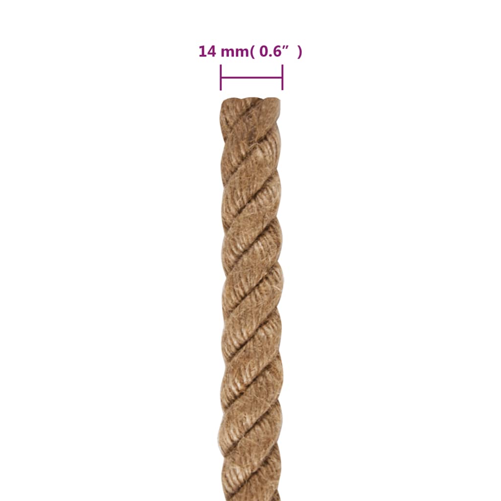 14 mm vastag jutakötél 25 m 6