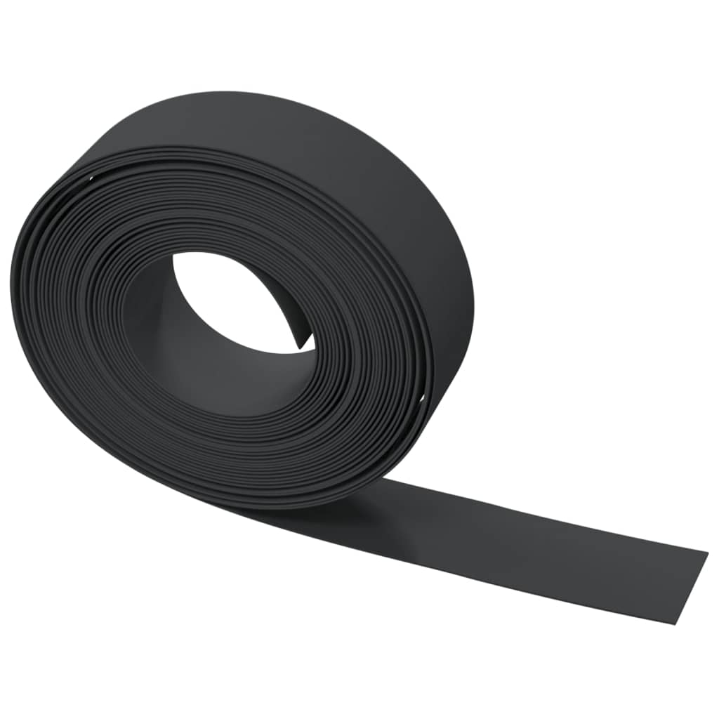 Fekete polietilén kerti szegély 10 m x 15 cm 4
