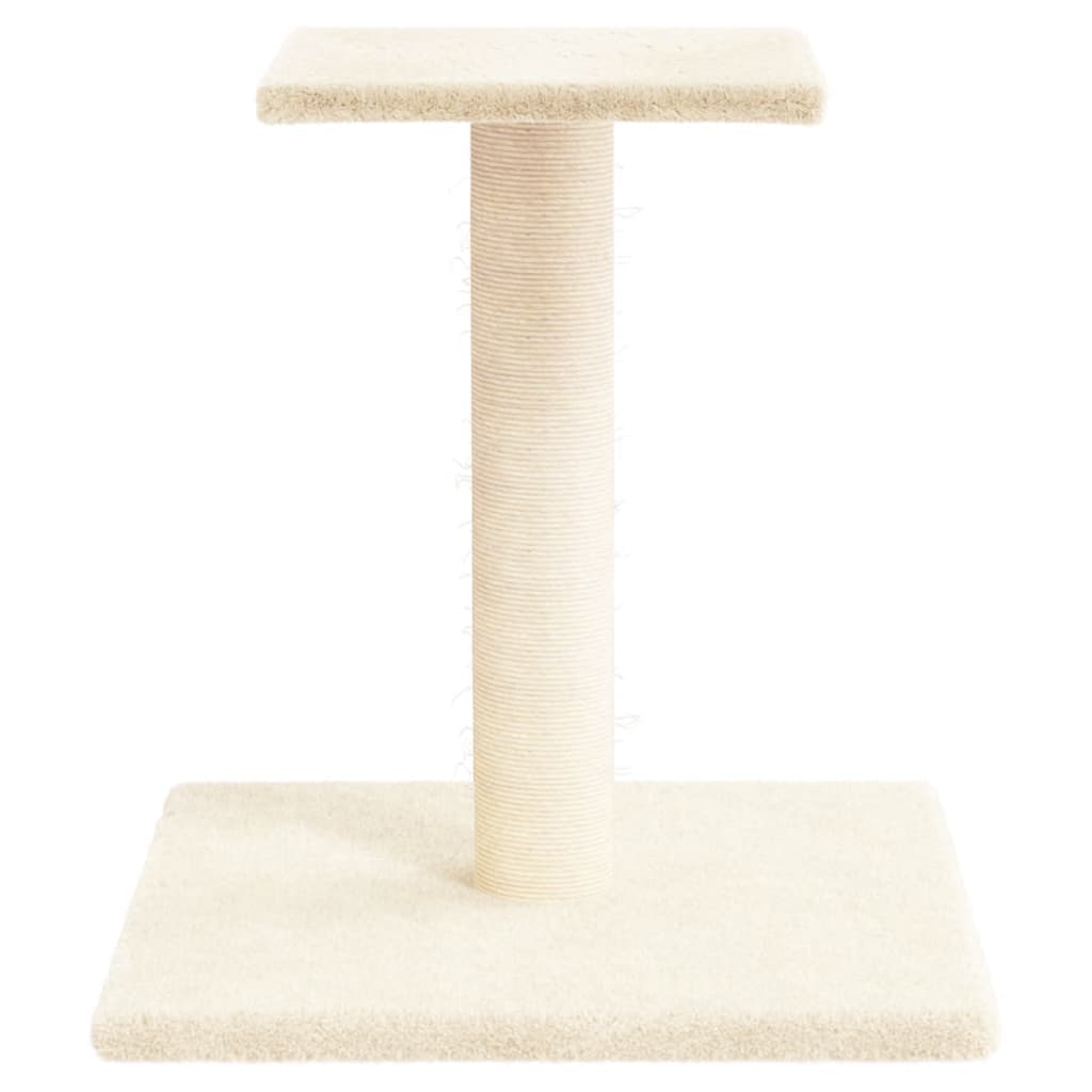 Krémszínű kaparófa emelvénnyel 38 cm 3