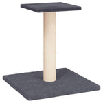 Sötétszürke macskakaparófa emelvénnyel 38 cm 2