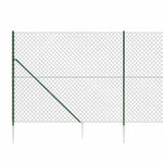 Zöld drótkerítés cövekekkel 1,4 x 25 m 5