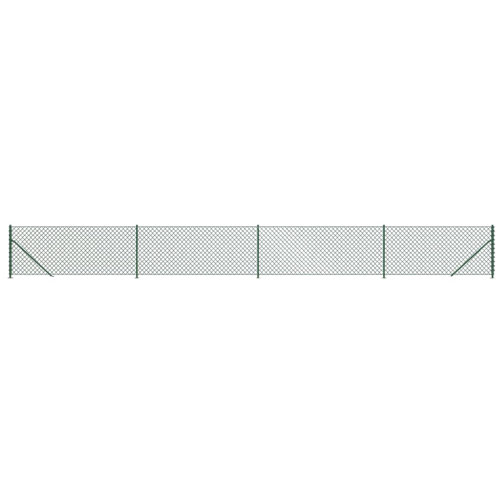 Zöld drótkerítés illesztőperemmel 1 x 10 m 2