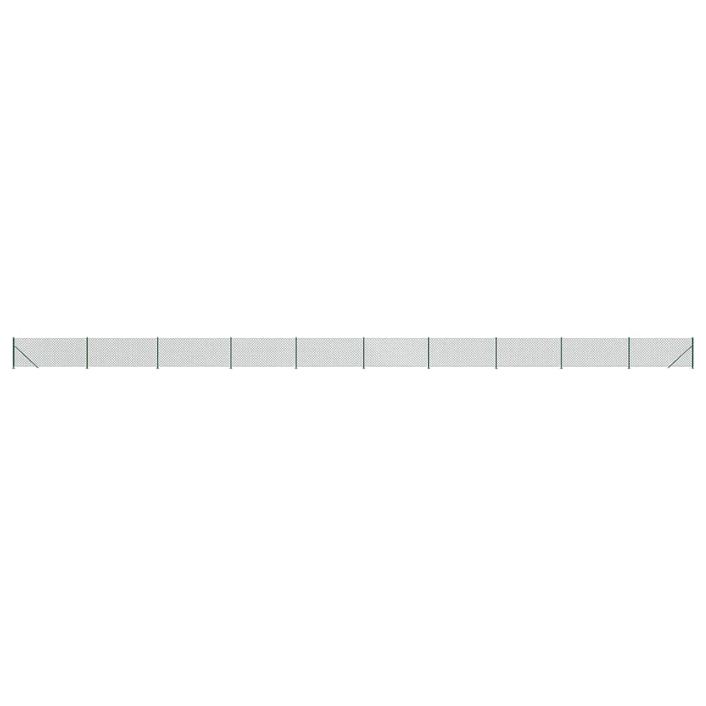 Zöld drótkerítés illesztőperemmel 1,1 x 25 m 2