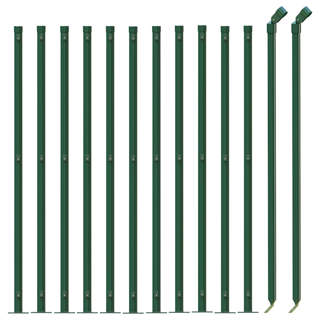 Zöld drótkerítés illesztőperemmel 1,1 x 25 m 3